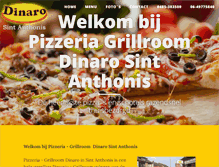 Tablet Screenshot of pizzeriadinaro.nl